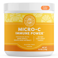 Vimergy Micro-C Immune Power powder container with label
