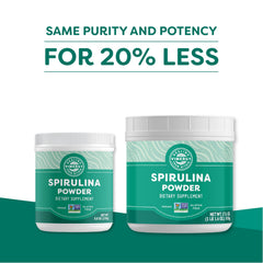 Spirulina powder mixed in water