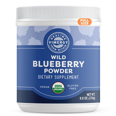 Vimergy Wild Blueberry Powder 250g front view