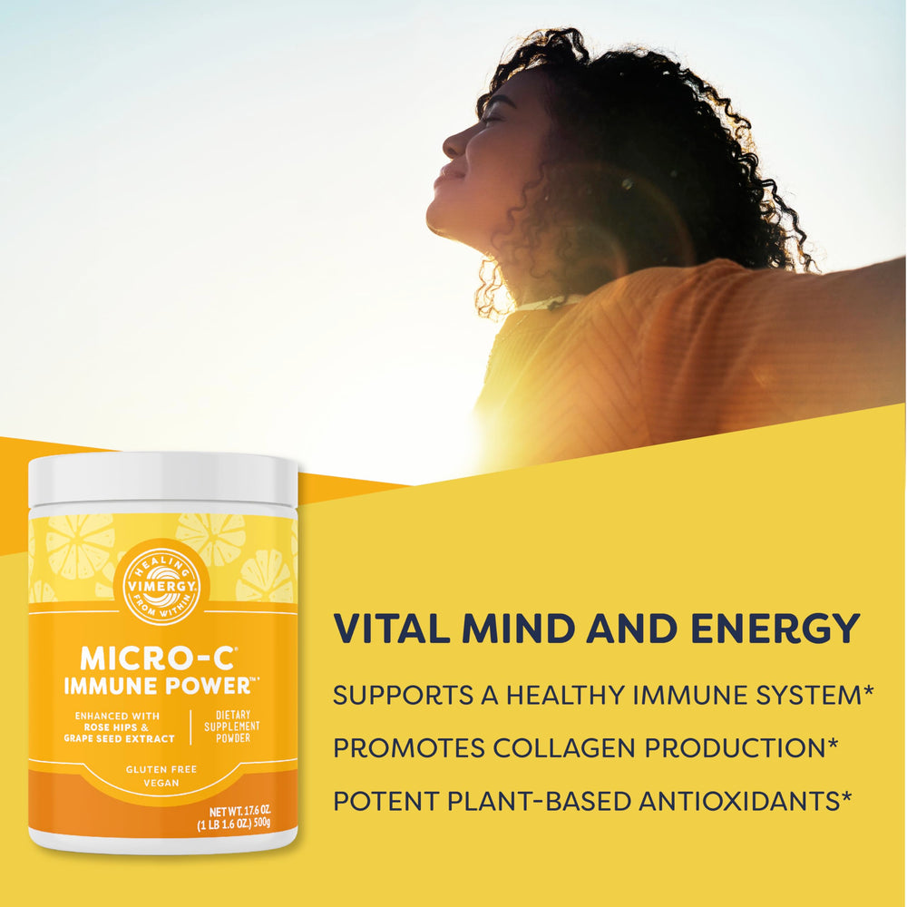 Measuring scoop of Vimergy Micro-C Immune Power powder
