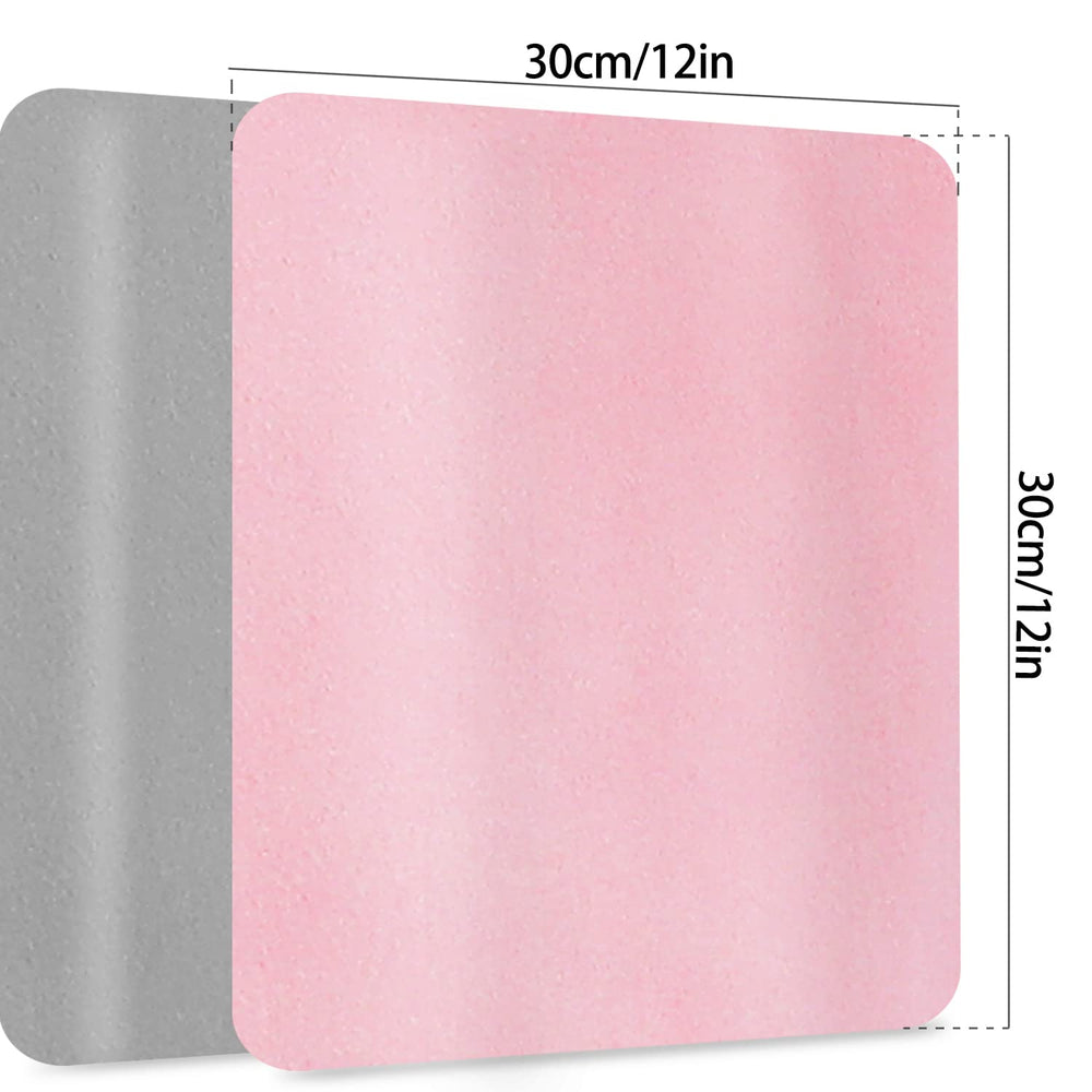 Vin Beauty microfiber cleaning cloths 12x12 in gray