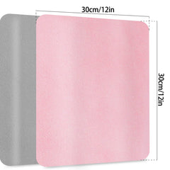 Vin Beauty microfiber cleaning cloths 12x12 in gray