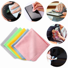 Vin Beauty microfiber cleaning cloths 12x12 in blue