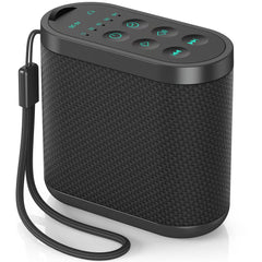 Vindsbay portable white noise machine in brown front view for focused sleep ambiance.