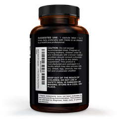 Bottle label highlighting Non-GMO and USA-made claims