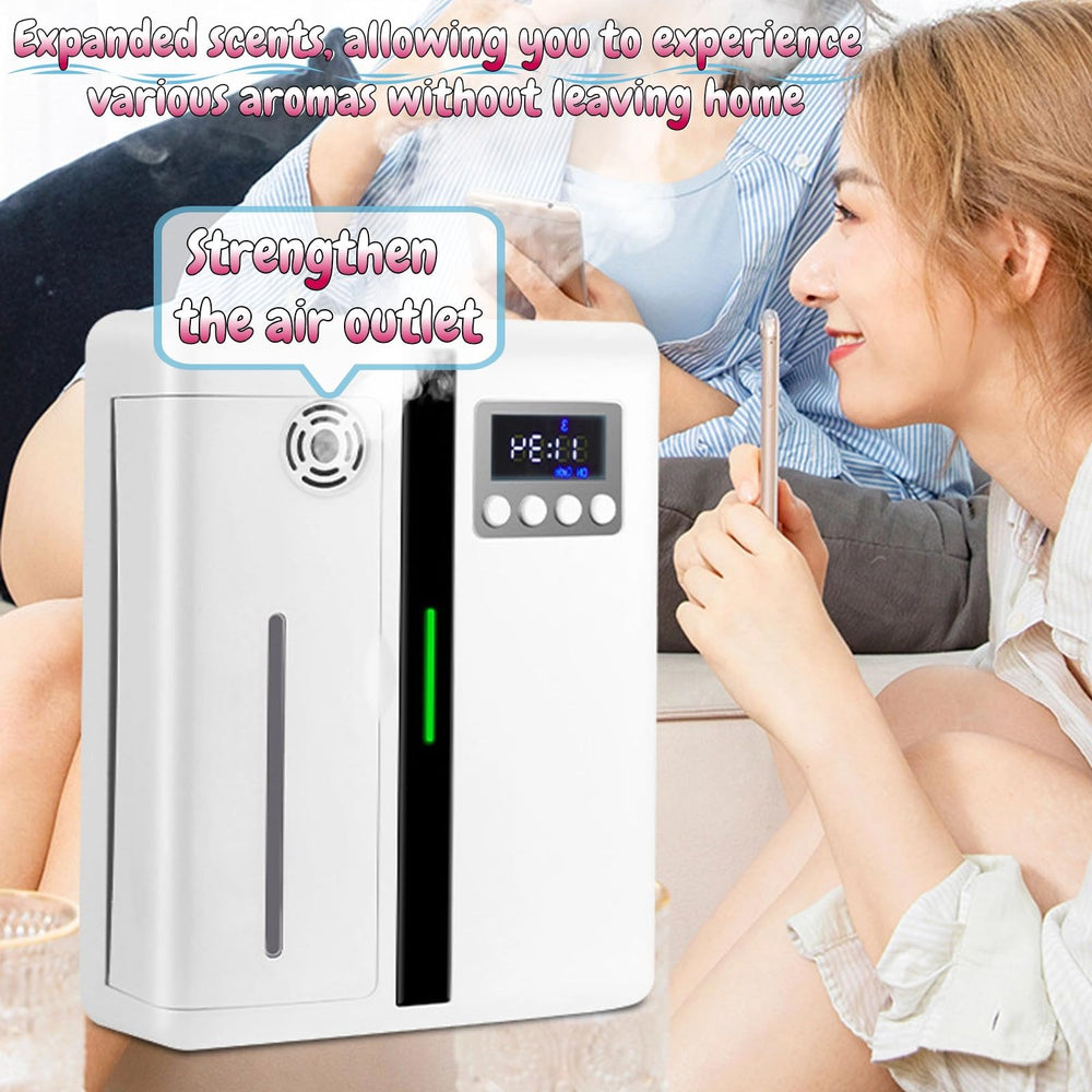 VINGVO scent diffuser quiet operation ideal for bedrooms and offices.