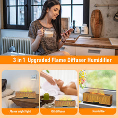 VINGVO flame diffuser with wheat-ear decor elevates interior design