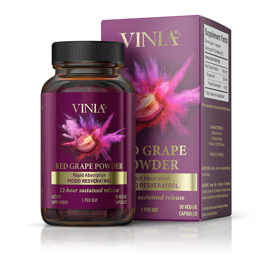 VINIA bottle with 30-count capsules