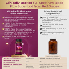 VINIA bottle against a clean background communicates stimulant-free energy support.
