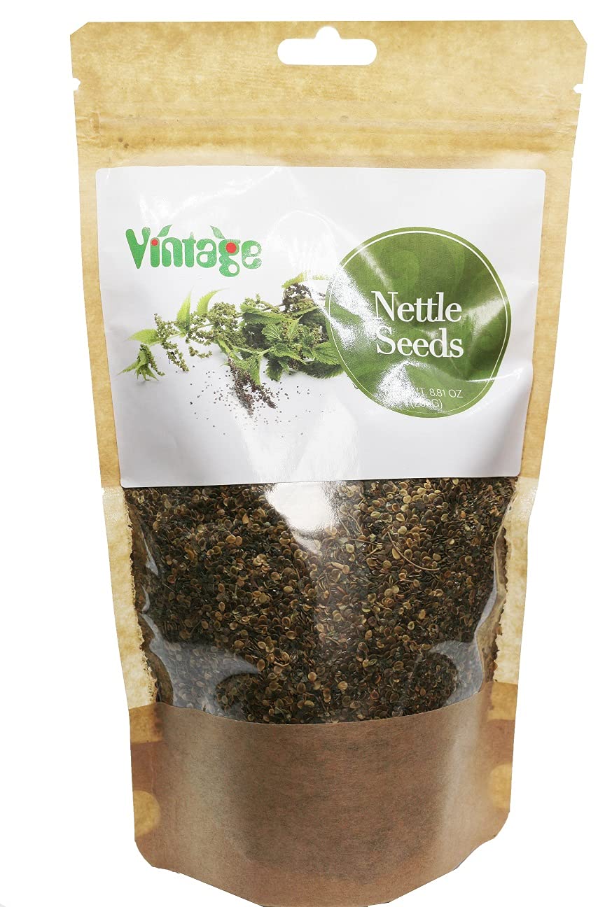 Packaging of Vintage Nettle Seeds tea