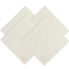 VIPbuy 4-pack natural chamois cleaning cloths 8x8 inches in packaging