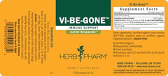 Close-up of Virattack liquid formula bottle for immune support