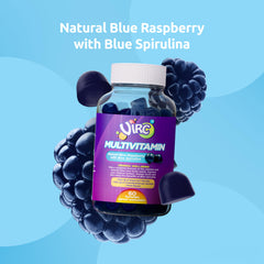 Bottle open with gummies spilling onto surface