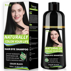 Vireo Color black hair dye shampoo bottle shows at-home color in a single step.
