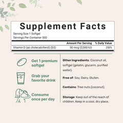 Softgels infused with virgin coconut oil for absorption