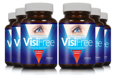 VisiFree 6-pack box of eye supplement capsules