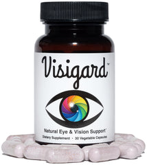 Visigard ingredient science graphic illustrating natural components for eye health.