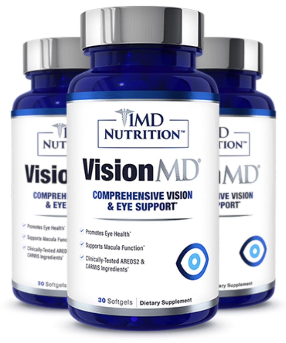 1MD VisionMD Eye Vitamin CARMIS bottle with Lutein & Zeaxanthin
