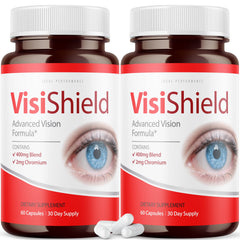 Visishield Advanced Vision Formula bottle with 120 capsules