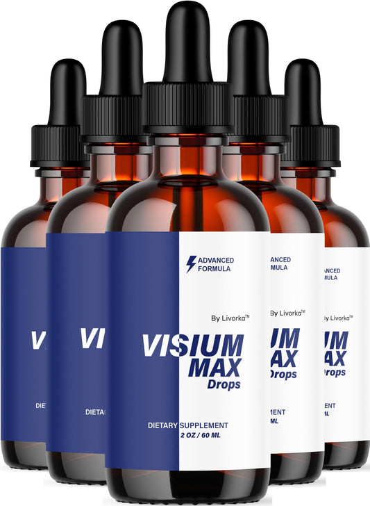 Visium Max Drops 5-pack packaging front