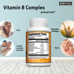 Vegan-friendly VISPURA Vitamin B-Complex bottle