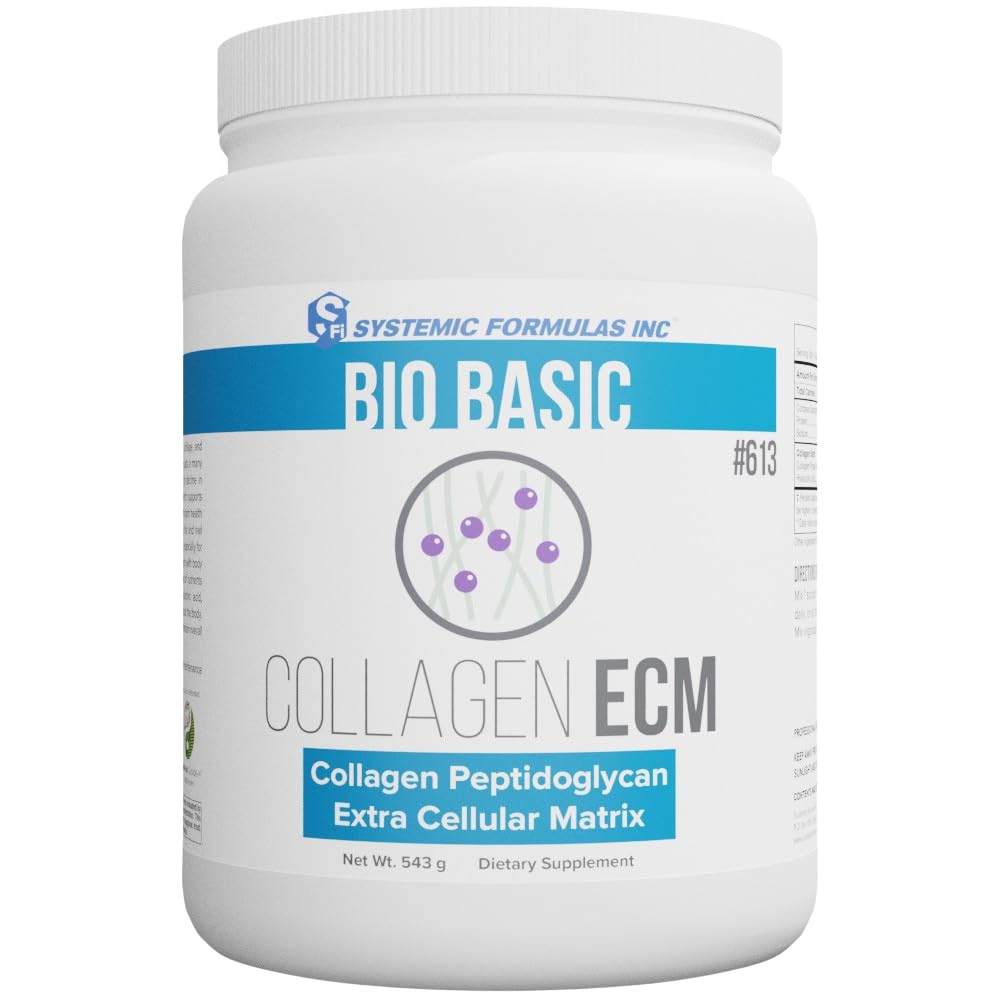 VitaBoost Systemic Formulas Collagen ECM #613 powder bottle for hair, skin, nails