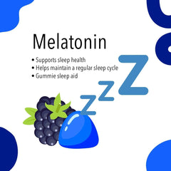 VITA GLOBE sleep aid gummies on white background