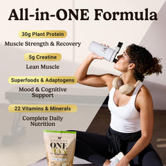 VitaHustle ONE Max Protein Vanilla Ice Cream shake - serving 2