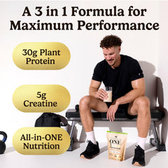 VitaHustle ONE Max Protein Vanilla Ice Cream shake - serving 4