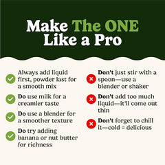VitaHustle ONE Max Protein Vanilla Ice Cream shake - serving 10