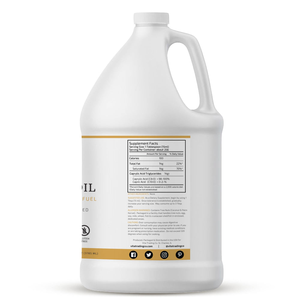 VitaTradingCo logo with product name and attributes