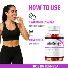 Original VitaRenew 1050MG formula text on bottle