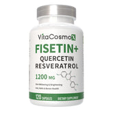 VitaCosmoX bottle front with label showing 1,200 mg formula