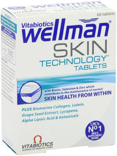 Wellman Skin Technology bottle with 60 tablets