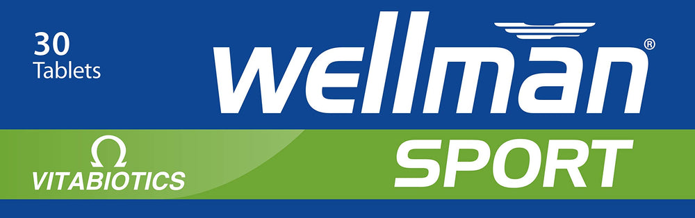 Close-up view of Wellman Sport Tablets tablets