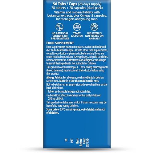Graphic showing brain function and vision support from Omega-3