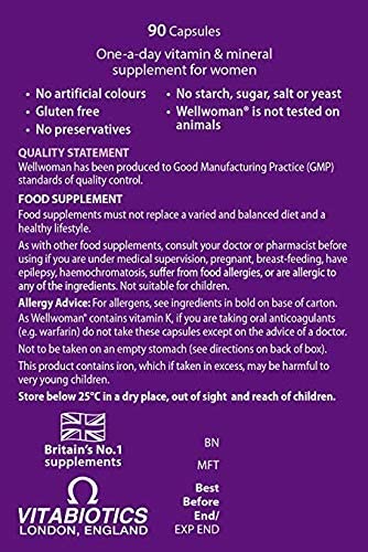Wellwoman Original 90 Tablets front view - image 2