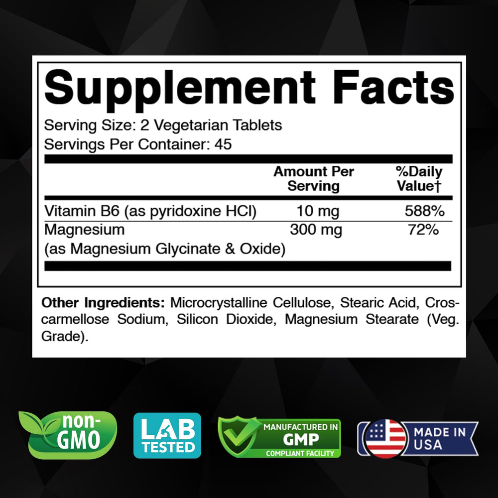 Close-up of Vitabod Magnesium Glycinate 1000 mg bottle and label