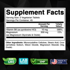 Close-up of Vitabod Magnesium Glycinate 1000 mg bottle and label