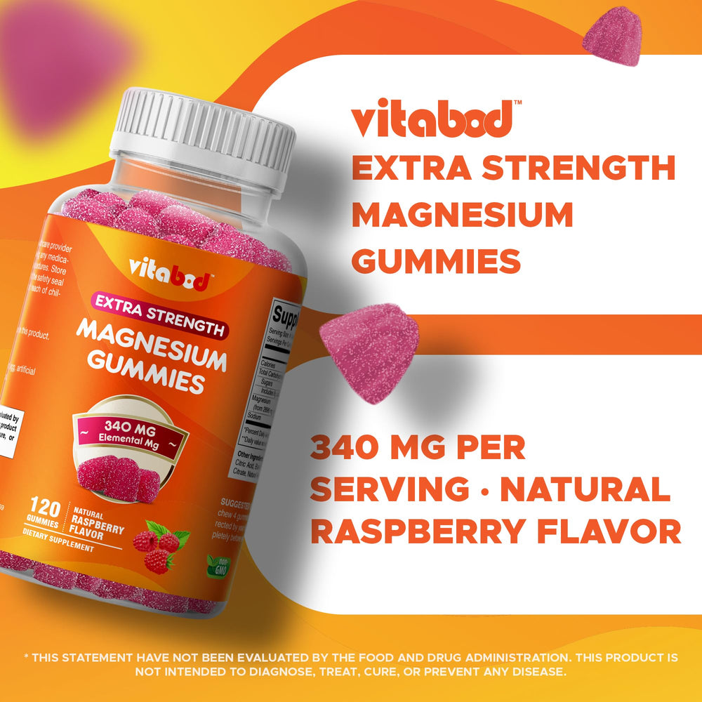 Close-up of Vitabod Magnesium Gummies texture