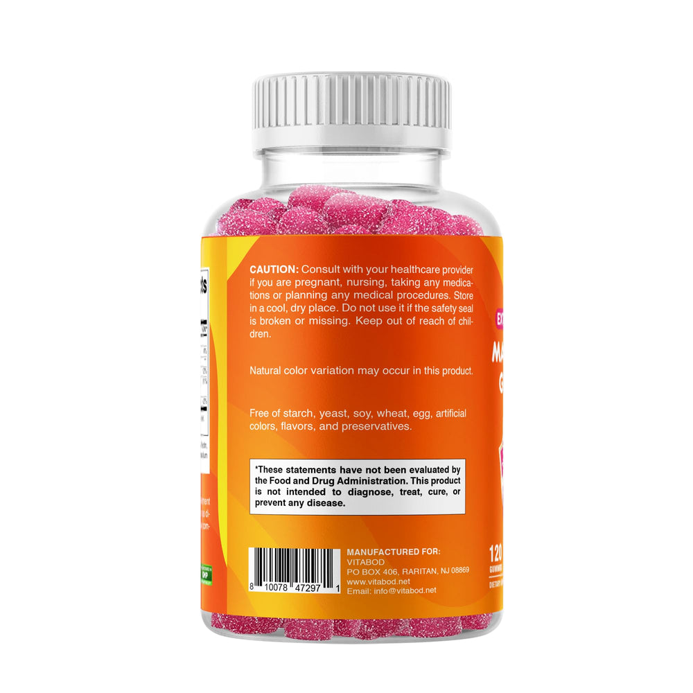 Packaging and box of Vitabod Magnesium Gummies