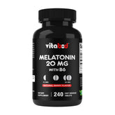 Vitabod Melatonin 20 mg bottle with Berry Flavor label