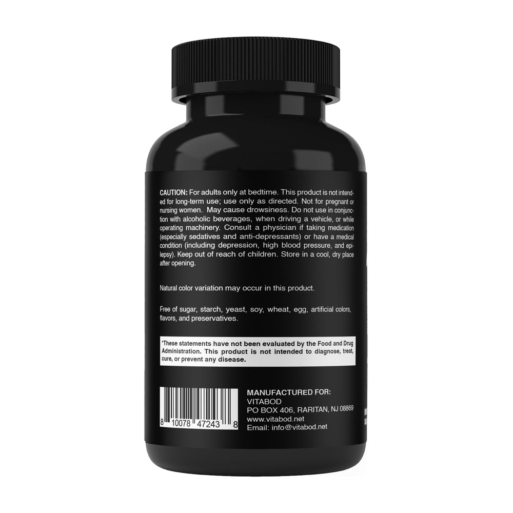 Berry-flavored melatonin tablets dissolving quickly