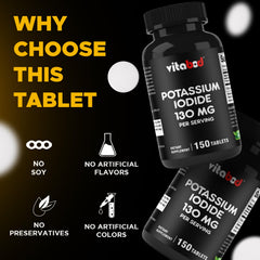 Two Vitabod potassium iodide bottles side by side