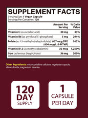 VitaCook iron supplement packaging with vegan label