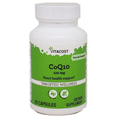 Vitacost CoQ10 100 mg bottle with 60 capsules front view