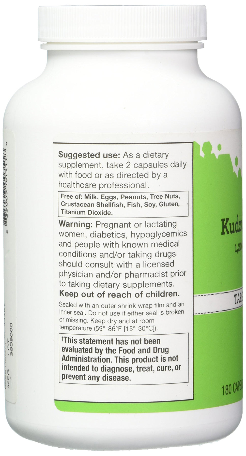 Graphic illustrating 5:1 Kudzu root extract concentration