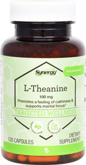 Bottle of Vitacost L-Theanine from Suntheanine 100 mg - 120 capsules
