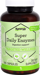 Vitacost Super Daily Enzymes bottle with 240 capsules