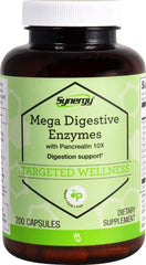 Vitacost Synergy Mega Digestive Enzymes with Pancreatin 10X bottle